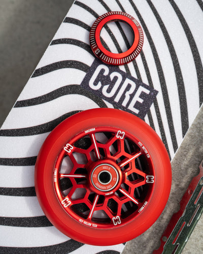 CORE Dash Stunt Scooter Headset Red I Headset Scooter Different Products