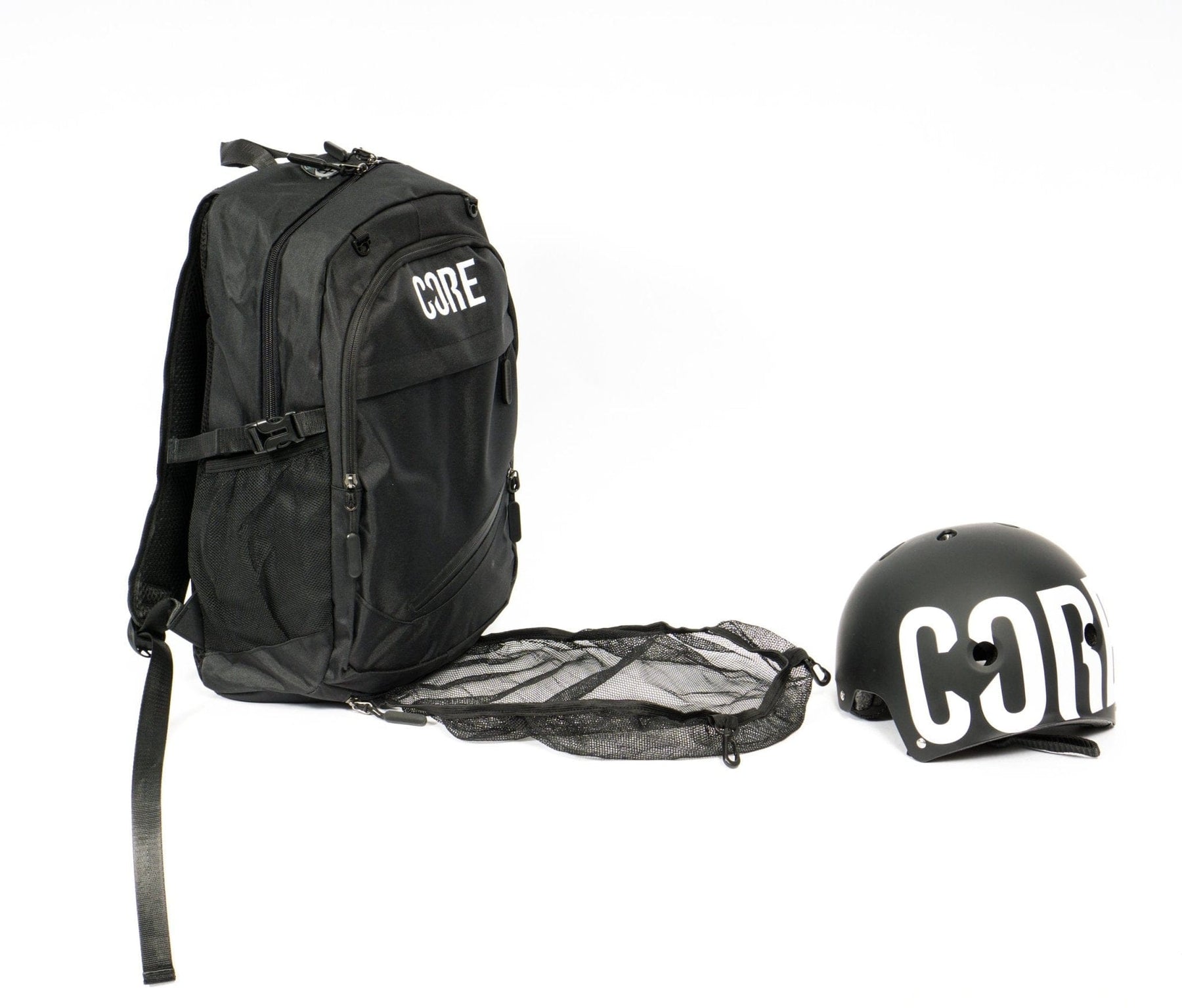 CORE Helmet Backpack Black I Backpack Helmet Holder - CORE Action Sports