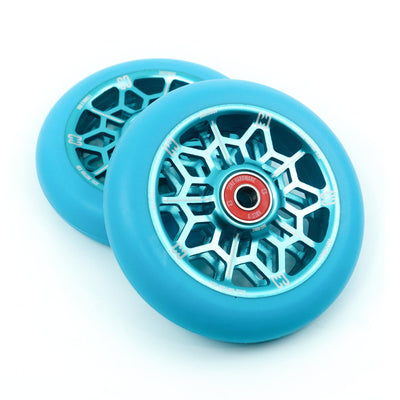 CORE Hex Hollow Stunt Mint Blue Scooter Wheel 110mm I Scooter Wheel Pair
