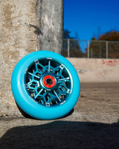 CORE Hex Hollow Stunt Mint Blue Scooter Wheel 110mm I Scooter Wheel Ground Leaning