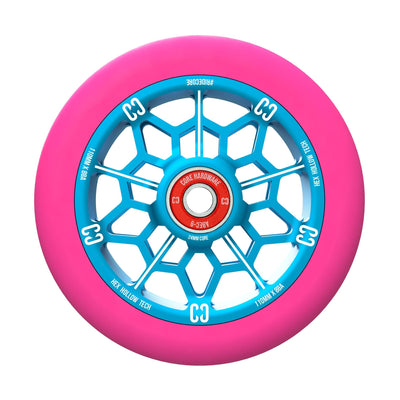 CORE Hex Hollow Stunt Pink & Blue Scooter Wheel 110mm I Scooter Wheel Alternate Side