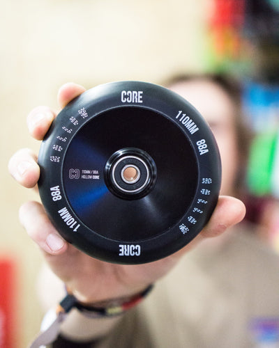CORE Hollow V2 Black Scooter Wheel 110mm I Stunt Scooter Wheel Holding