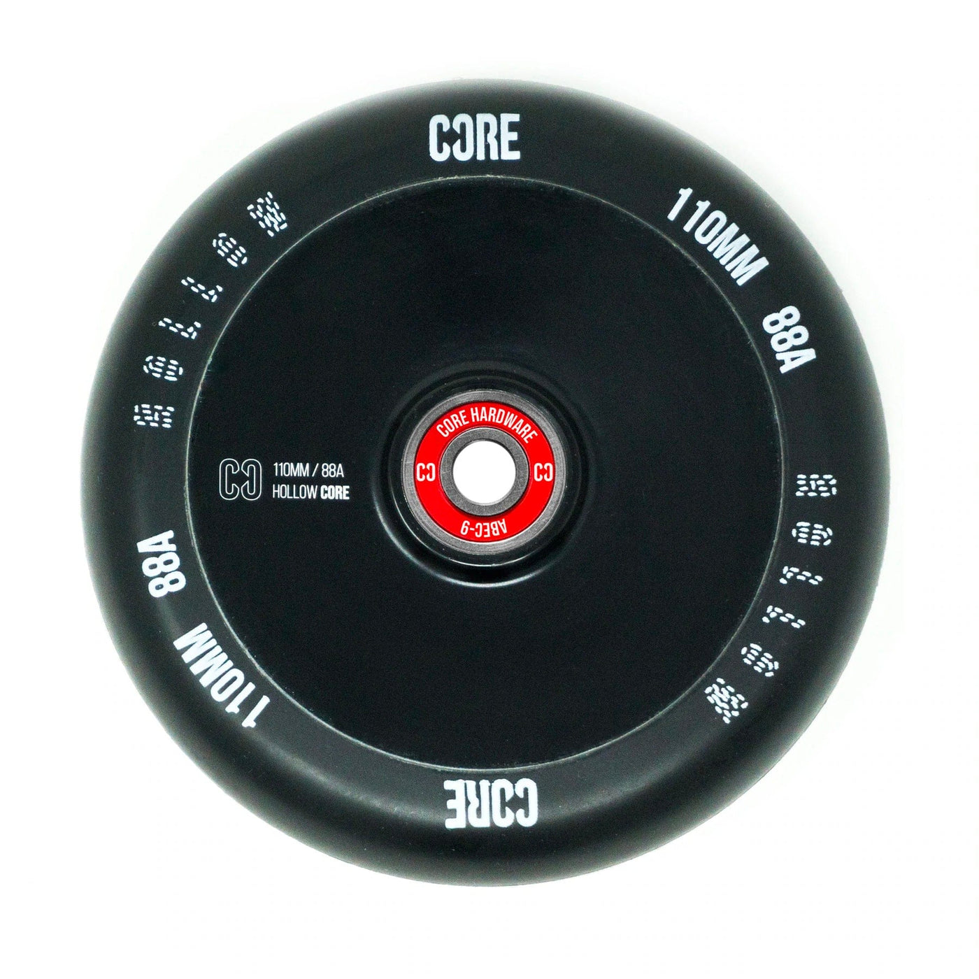 CORE Hollow V2 Black Scooter Wheel 110mm I Stunt Scooter Wheel Side