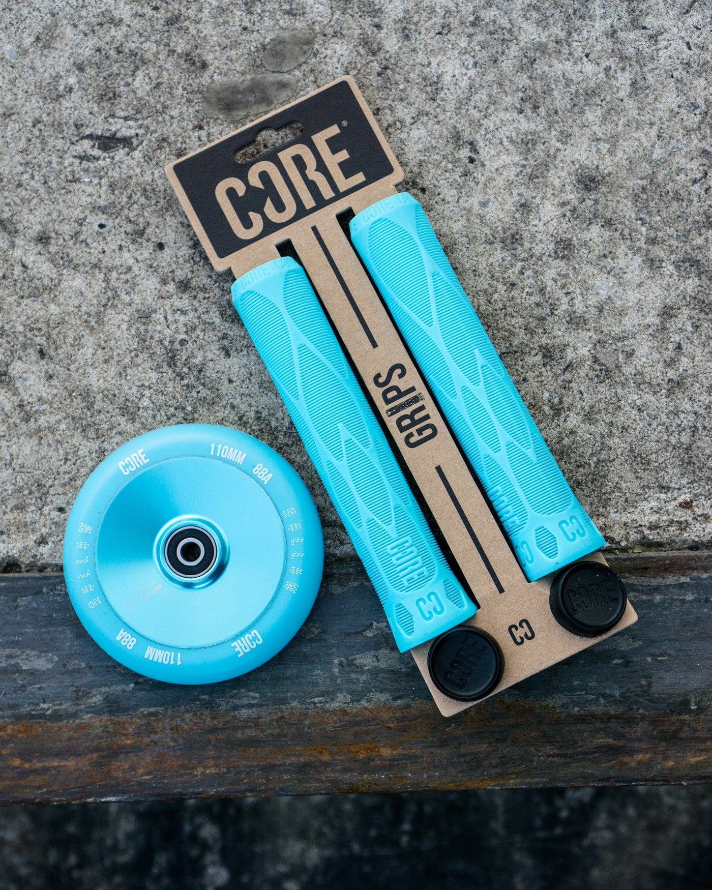 CORE  Hollow Stunt V2 Mint-Blue Scooter Wheel 110mm I Scooter Wheel Matching Products