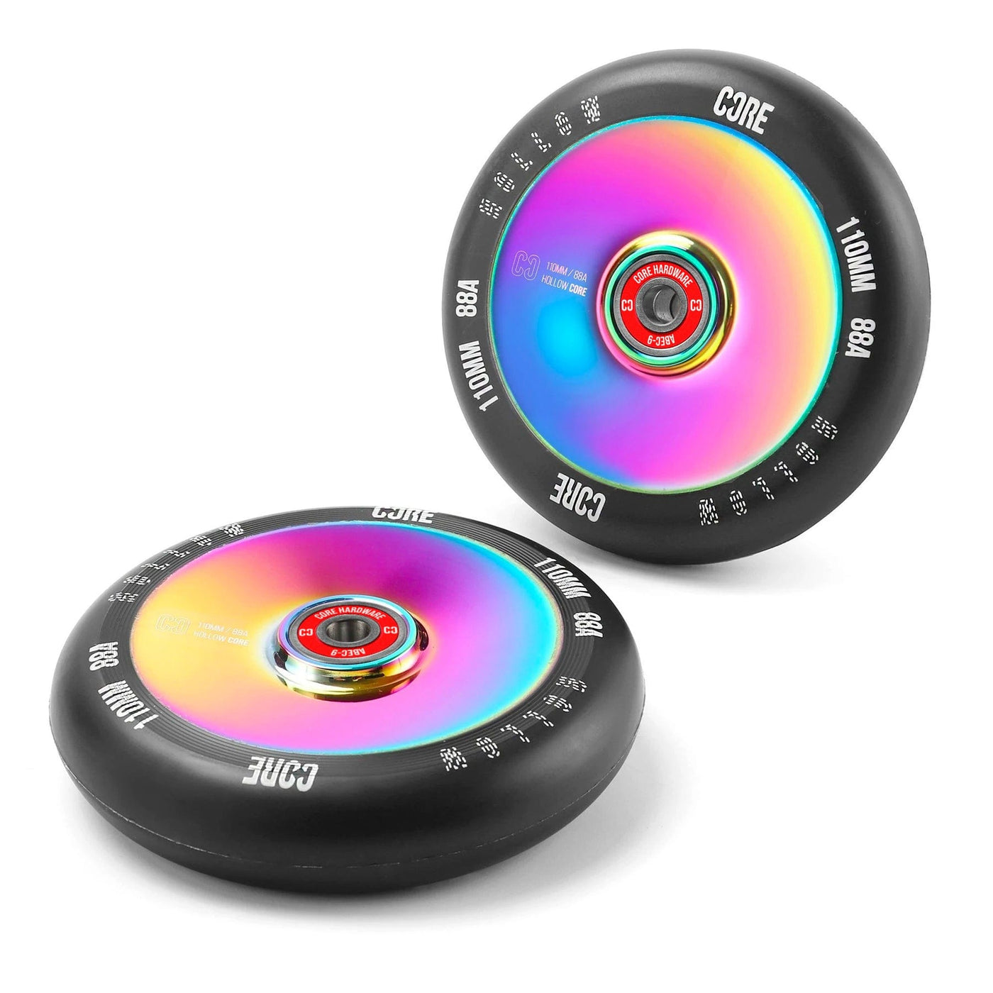 CORE Hollow V2 Neo Chrome Scooter Wheel 110mm I Stunt Scooter Wheel Pair