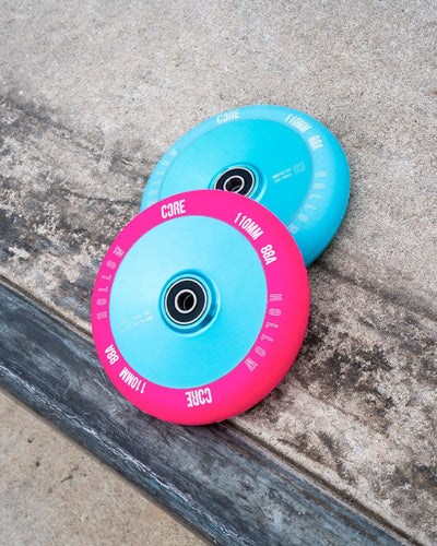 CORE Hollow V2 Pink/Blue Scooter Wheel 110mm I Stunt Scooter Wheel Additional Colors
