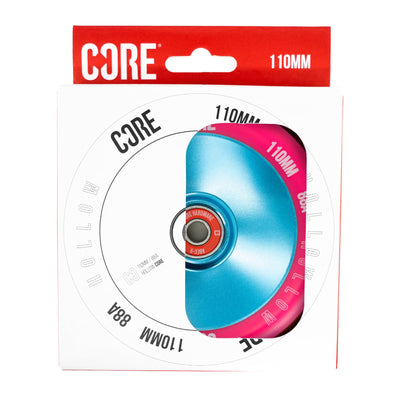 CORE Hollow V2 Pink/Blue Scooter Wheel 110mm I Stunt Scooter Wheel Packaging