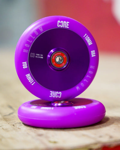 CORE Hex Hollow Stunt V2 Purple Scooter Wheel 110mm I Scooter Wheel Pair