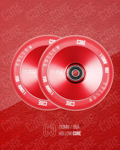 CORE Hollow V2 Red Scooter Wheel 110mm I Stunt Scooter Wheel Advertisment