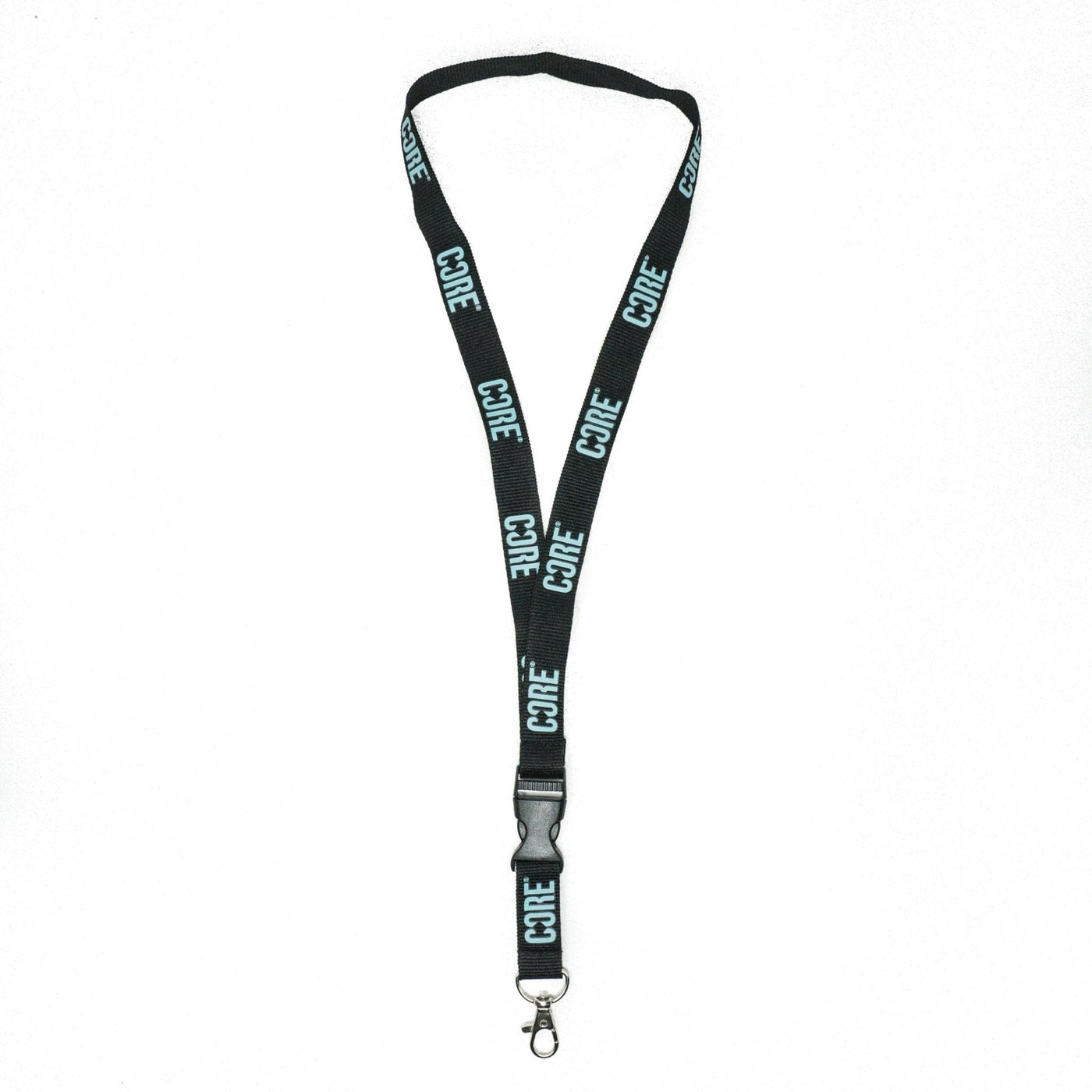 CORE Lanyard Keychain - Black/Teal - CORE Protection