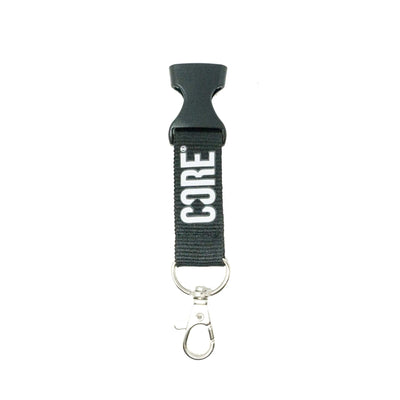 CORE Lanyard Keychain - Black/White - CORE Protection