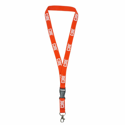 CORE Lanyard Keychain - Red/White - CORE Protection