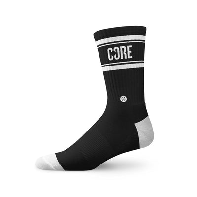 CORE Crew Performance Socks Bars Black I Crew Socks