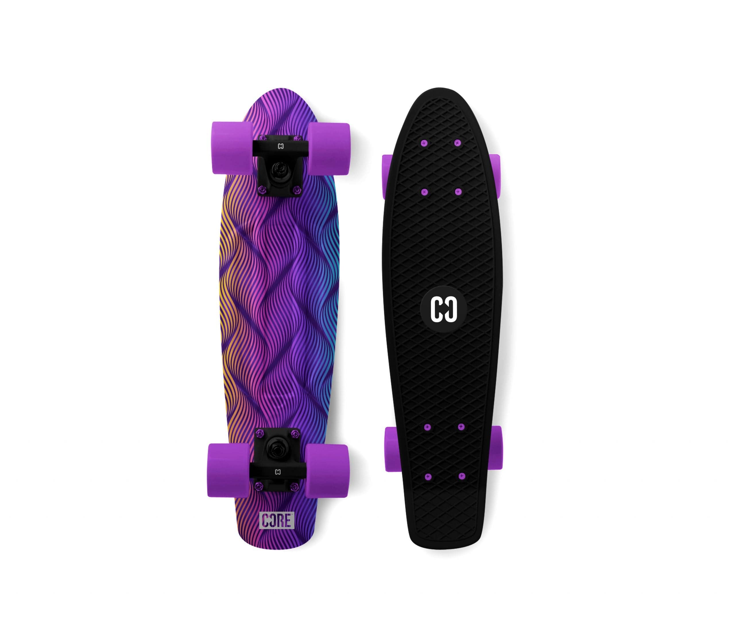 CORE Plastic Cruiser Board Purple Wave P1 22