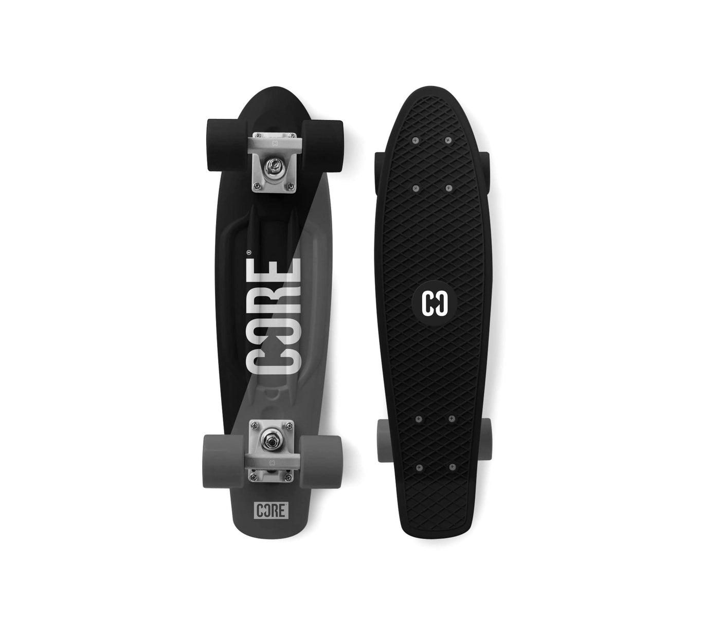 CORE Plastic Cruiser Board P1 22" - Split Black/Grey 5060719855587