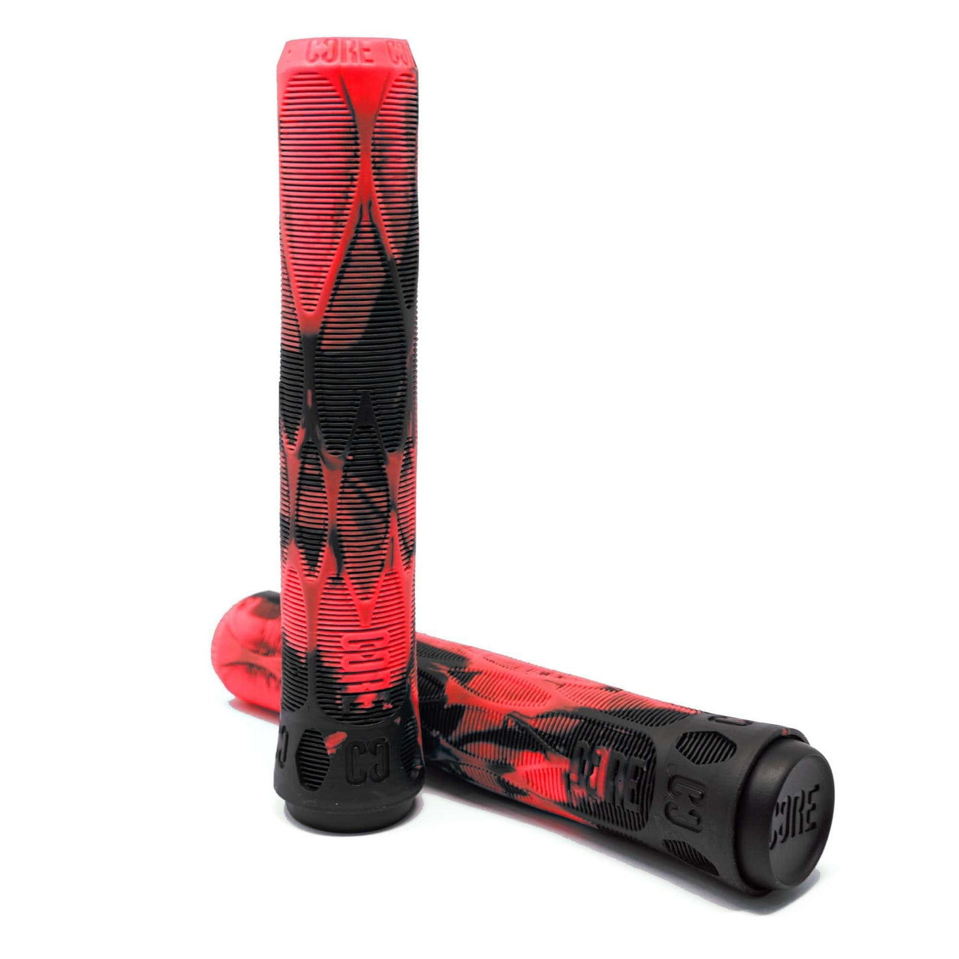 CORE-pCORE Pro Scooter Handlebar Grips Soft 170mm Lava Red/Black I Scooter Grips