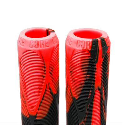 CORE Pro Scooter Handlebar Grips Soft 170mm Lava Red/Black I Scooter Grips Top