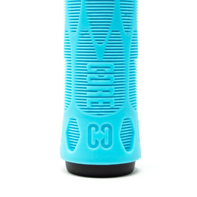 CORE Pro Scooter Handlebar Grips Soft 170mm Teal I Scooter Grips Ends Zoomed In