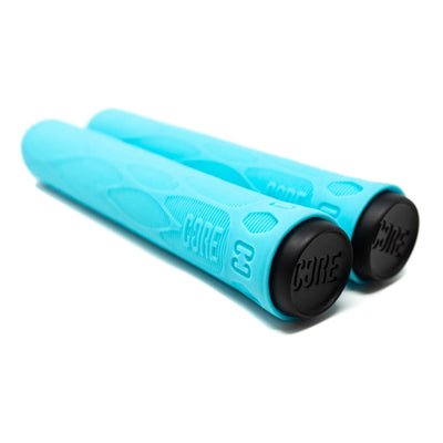 CORE Pro Scooter Handlebar Grips Soft 170mm Teal I Scooter Grips Laying Down