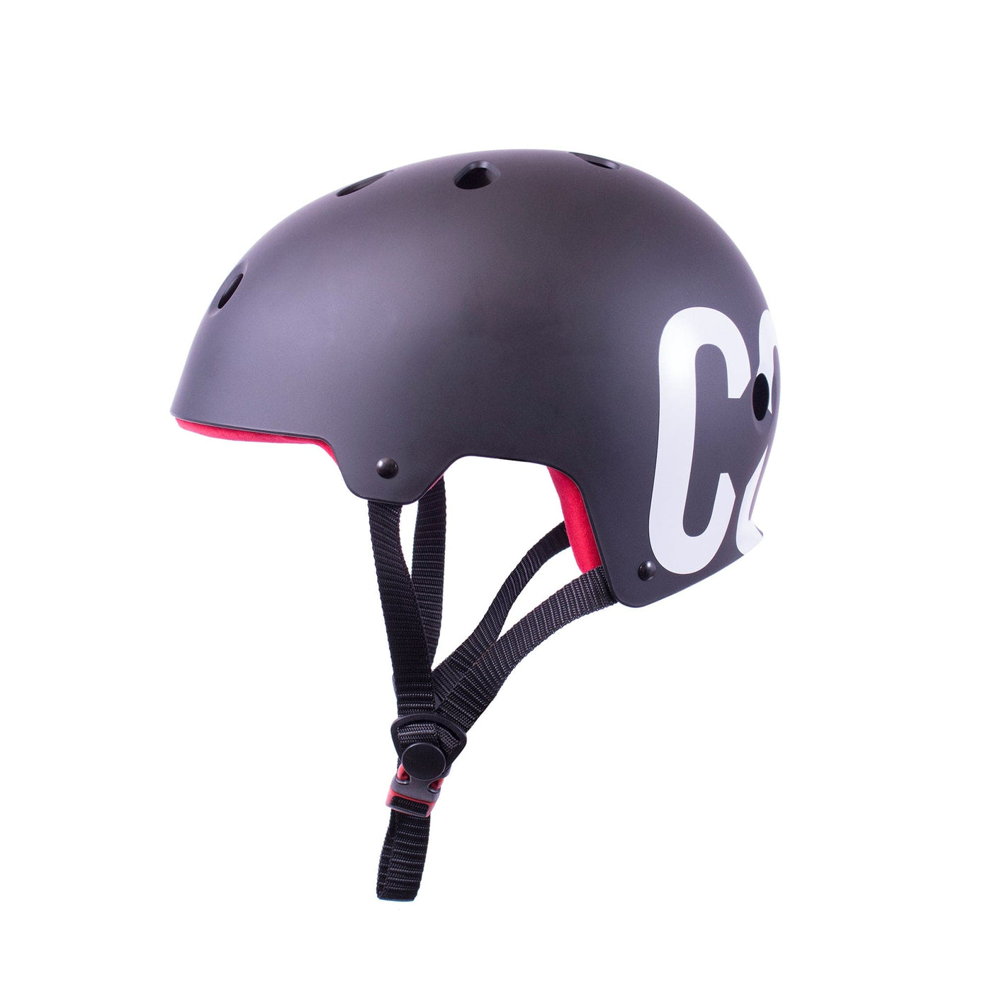 CORE Pro Light Skateboard Helmet Black/Red I Skateboarding Hemet Alt Side