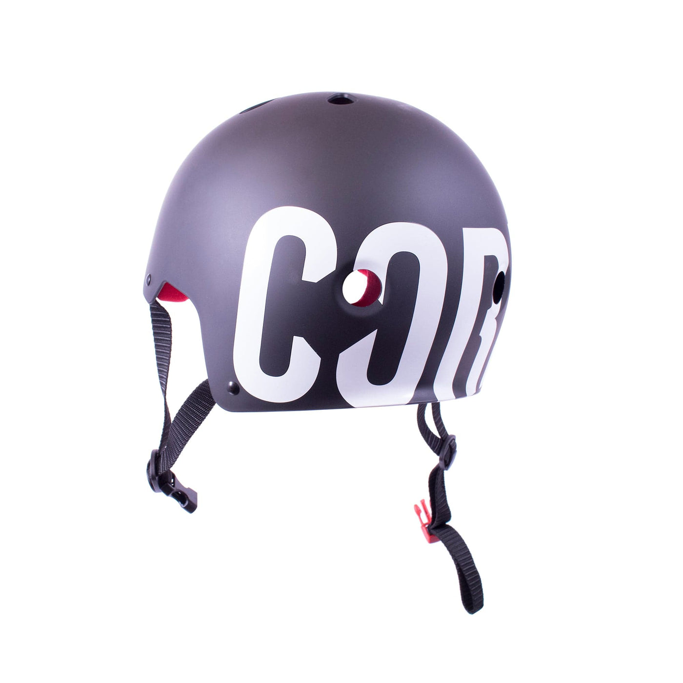 CORE Pro Light Skateboard Helmet Black/Red I Skateboarding Hemet Back Side