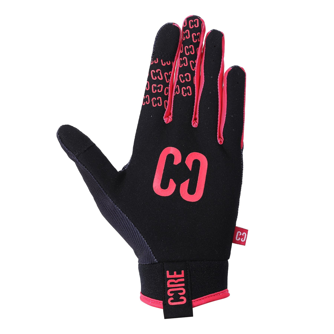 CORE Protection Aero Skateboard Gloves Accent Pink I Skateboarding Gloves Palm