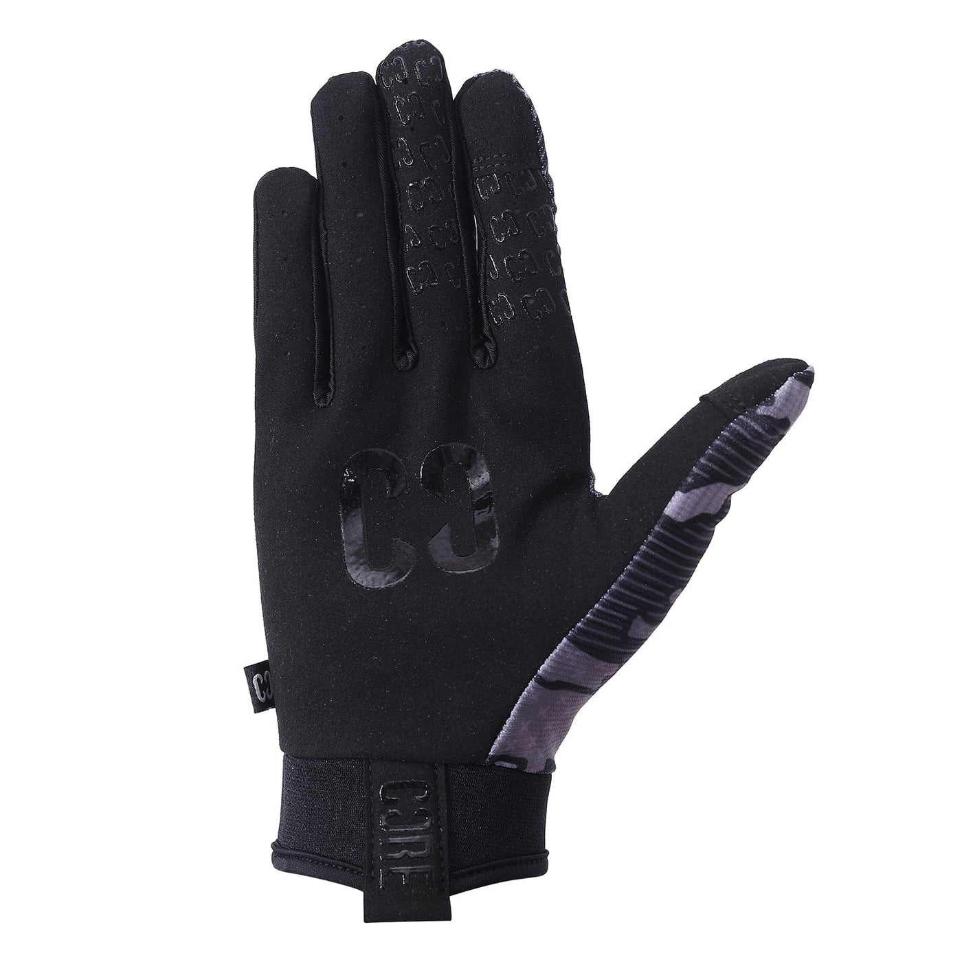 CORE Protection Aero Skateboard Gloves Black Camo I Skateboarding Gloves Palm