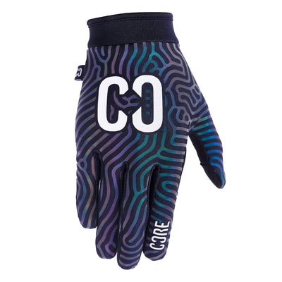 CORE Protection Aero BMX Gloves Neo Chrome I Bike Gloves Top