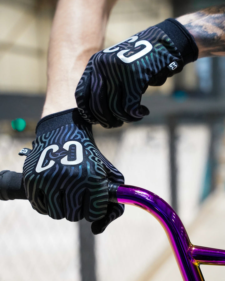 reflective bicycle gloves CORE Protection Aero BMX Bike Gloves