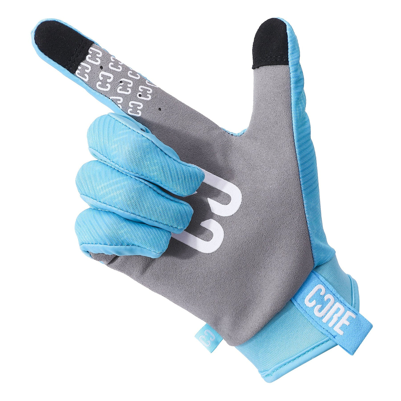CORE Protection Aero BMX Gloves Teal I Bike Gloves Point