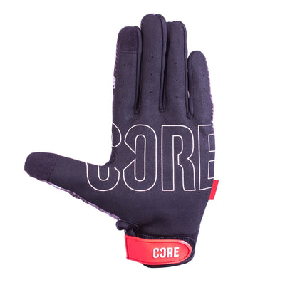 CORE Protection BMX Gloves Black Camo I Bike Gloves Palm 