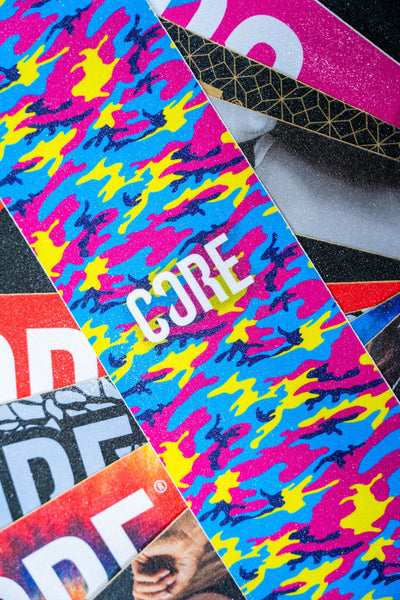 Core Scooter Grip Tape Neo Camo I Grip Tape Scooter Multi Colors