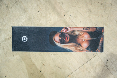 Core Skateboard Grip Tape 9x33 Hot Girl I Grip Tape Skateboard Side