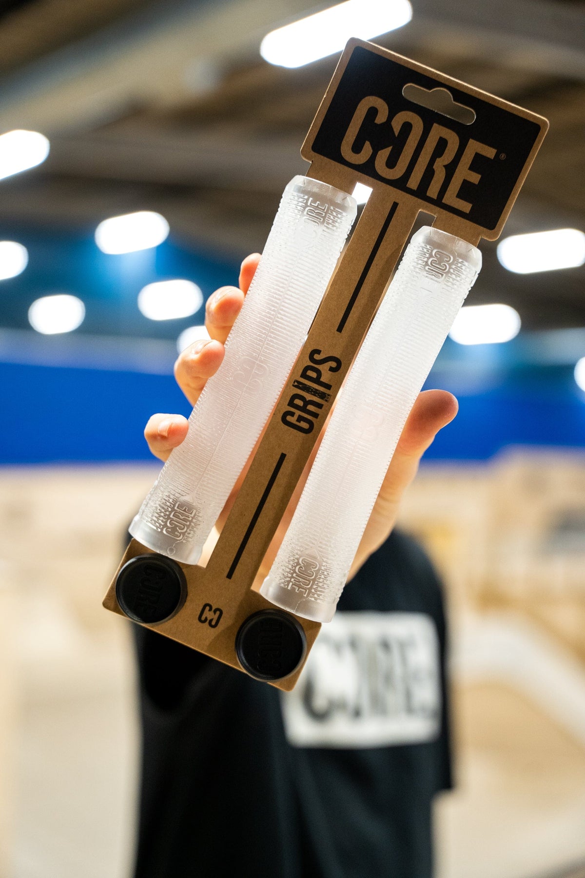 Handlebar Core Sample CORE Skinny Boy Scooter Handlebar Grips 170mm Clear I Scooter Grips ...