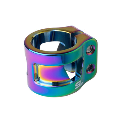 Core SL Double Bolt Scooter Clamp NeoChrome I Scooter Clamps