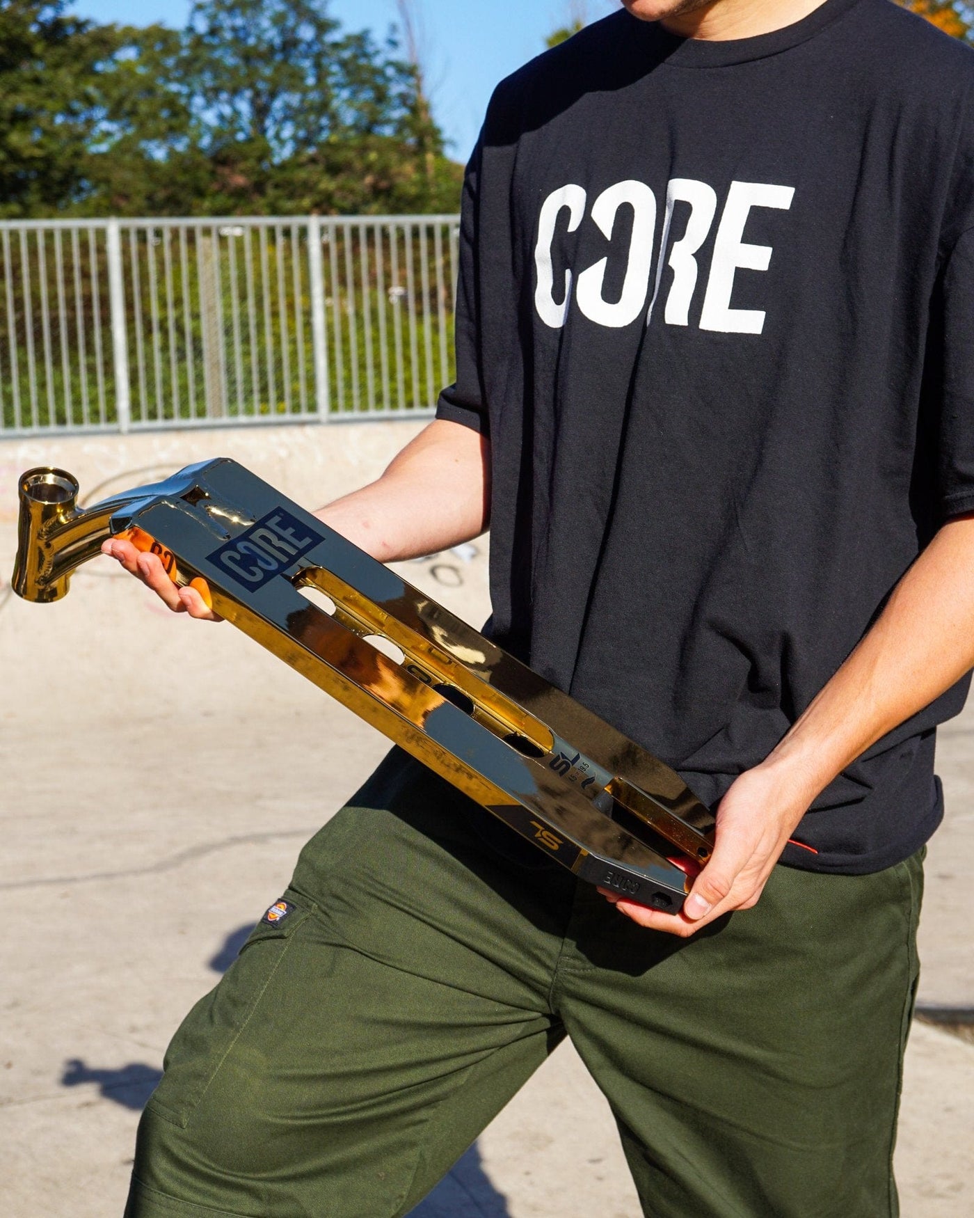 CORE SL1 Scooter Deck 20 x 5 – Neo Gold 5060