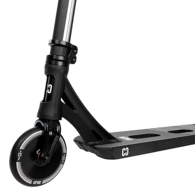 CORE SL2 Stunt Scooter Black I Adult Stunt Scooter Zoomed Front Wheel