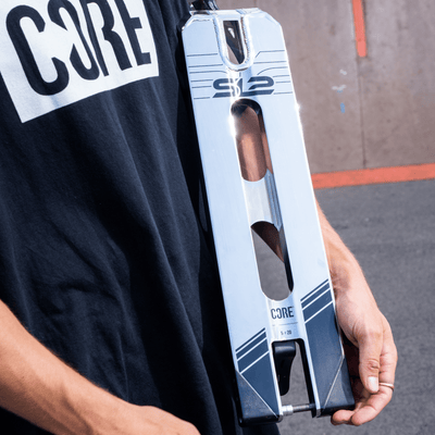 CORE SL2 Stunt Scooter Deck Chrome I Scooter Deck Holding