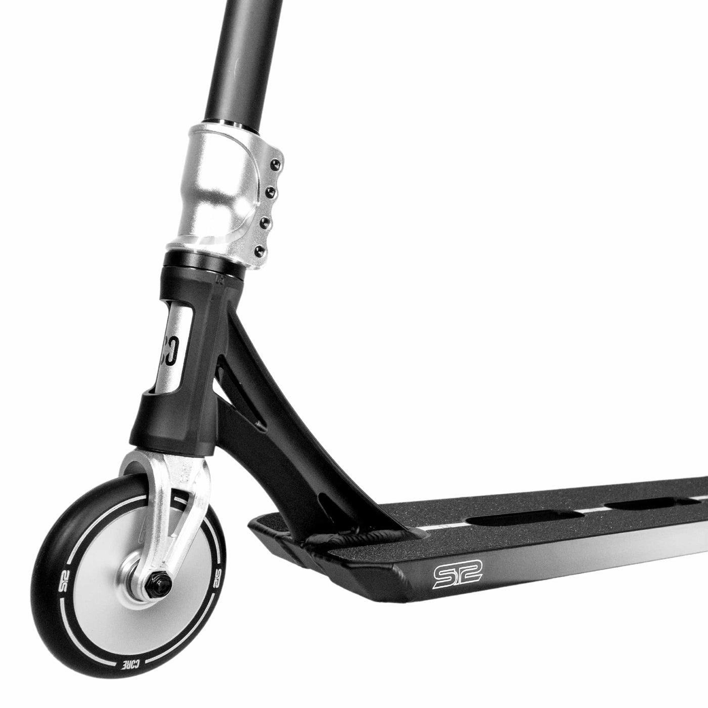 CORE ST2 Stunt Scooter Black & Raw I Adult Stunt Scooter Zoomed Front