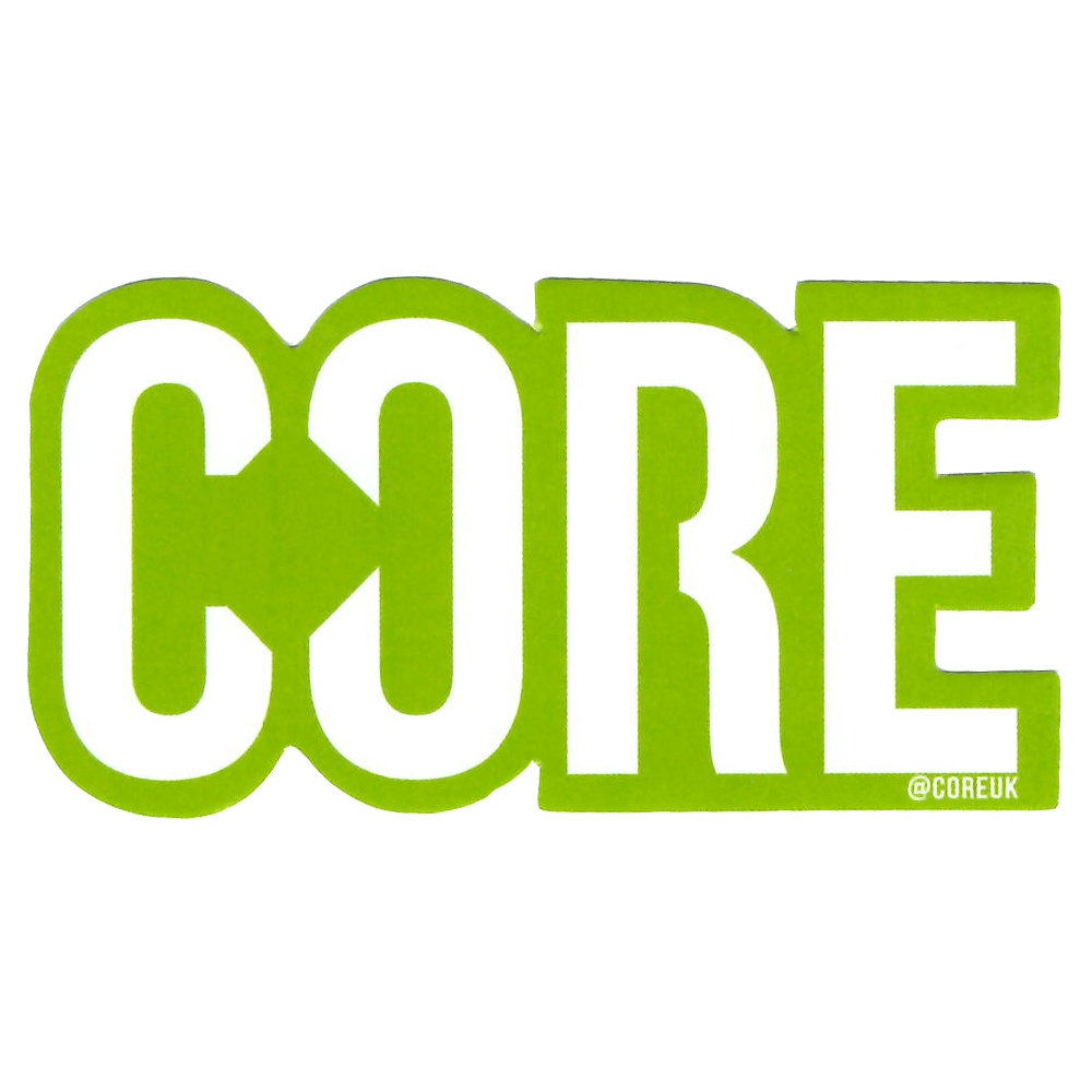 CORE Sticker Classic 8cm - Green - CORE Action Sports
