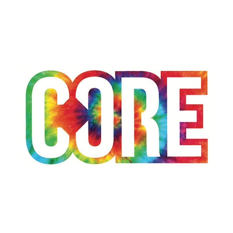 Core Cycle Sticker CORE Sticker Classic 8cm - Tie Dye - CORE Action Sports