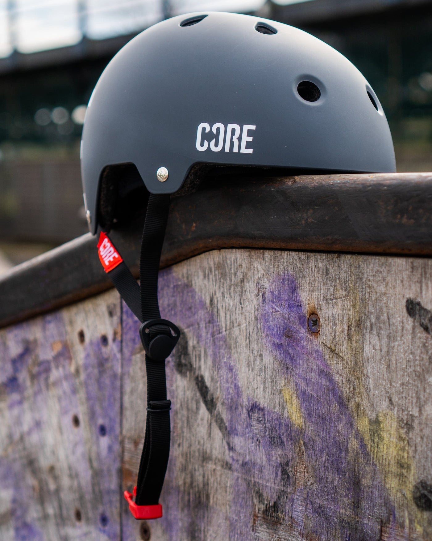 CORE Street Helmet Grey I Street Helmet Skatepark