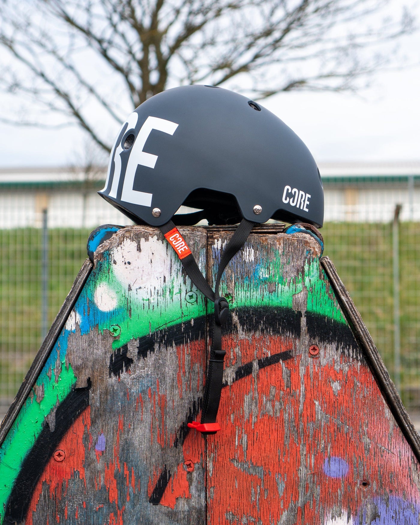 CORE Street Helmet Grey I Street Helmet Zoomed Out Skatepark