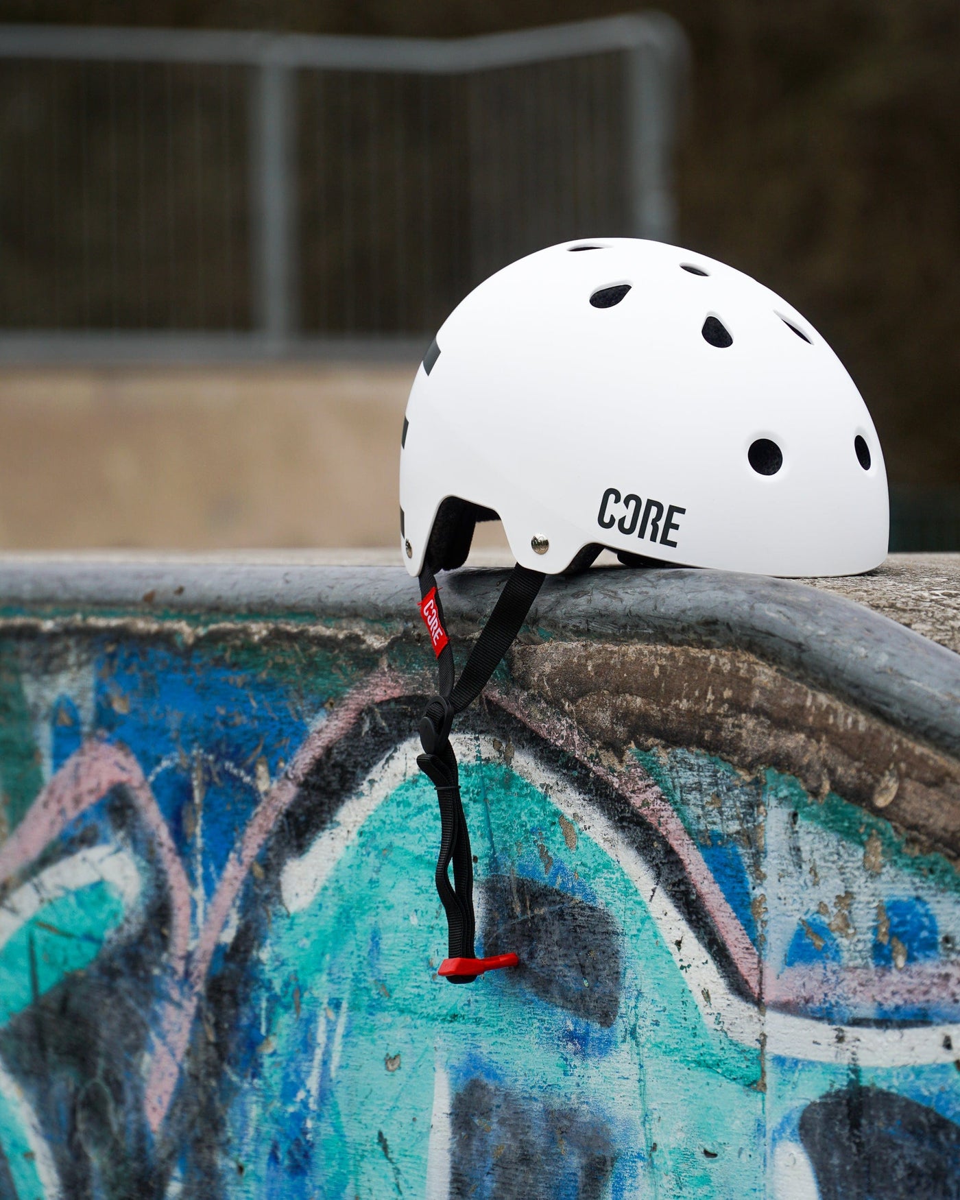 CORE Street Helmet White I Street Helmet Alt View Skatepark